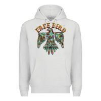 Dove Grey free bird feathers thunderbird Premium Hoodie - BarkalooDesign