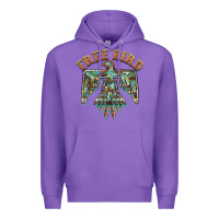 Purple free bird feathers thunderbird Premium Hoodie - BarkalooDesign