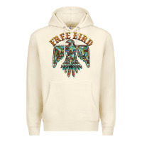 Sandshell free bird feathers thunderbird Premium Hoodie - BarkalooDesign