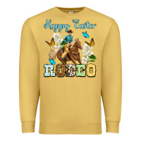 Antique Gold Happy Easter rodeo Premium Sweatshirt - OliviaCreatesArt