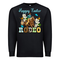 Black Happy Easter rodeo Premium Sweatshirt - OliviaCreatesArt