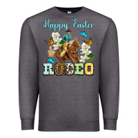 Charcoal Heather Happy Easter rodeo Premium Sweatshirt - OliviaCreatesArt