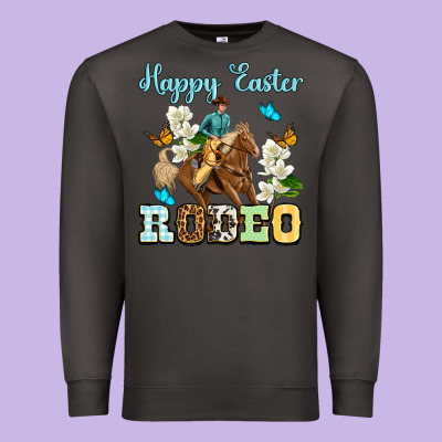 Happy Easter Rodeo Premium Sweatshirt Designed By Oliviacreatesart