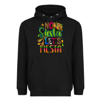 Black no siesta lets fiesta Heavyweight Hoodie - CTS Tumbler Store