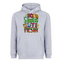 Heather Grey no siesta lets fiesta Heavyweight Hoodie - CTS Tumbler Store