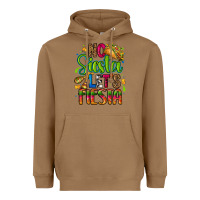 Toasted Coconut no siesta lets fiesta Heavyweight Hoodie - CTS Tumbler Store