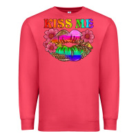 Cardinal lgbtq kiss me Premium Sweatshirt - HRA Design Shop