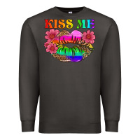 Smoke lgbtq kiss me Premium Sweatshirt - HRA Design Shop