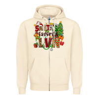 Sandshell santa's favorite lvn Zipper Hoodie - Zillion Design Studio