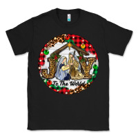 Black Christmas Joy To The World Classic Tee - RanaPortraitStore
