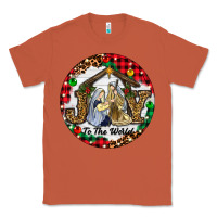 Copper Christmas Joy To The World Classic Tee - RanaPortraitStore