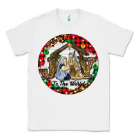 White Christmas Joy To The World Classic Tee - RanaPortraitStore
