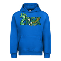 Cobalt two rex Urban Hoodie - MaliasSmallBusiness