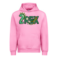 Fuchsia Pink two rex Urban Hoodie - MaliasSmallBusiness