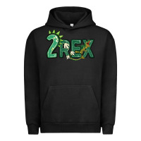 Pigment Black two rex Urban Hoodie - MaliasSmallBusiness