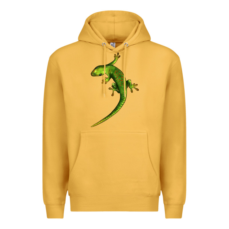 Green Lizard Illustrations Premium Hoodie by LillyAllenDesigns | Teevron
