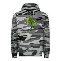 Slate Camo Green Lizard Illustrations Premium Hoodie - LillyAllenDesigns