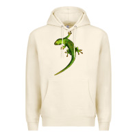 Tofu Green Lizard Illustrations Premium Hoodie - LillyAllenDesigns