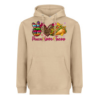 Mushroom peace love tacos Heavyweight Hoodie - CTS Tumbler Store