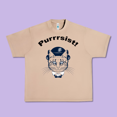Purrrsist Urban Heavy Tee Designed By Bettercallsaul