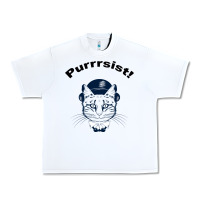 White Purrrsist Urban Heavy Tee - Bettercallsaul