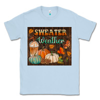 Dusty Blue sweater weather tumbler Classic Tee - BundleAndBundleShop
