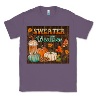 Lavender sweater weather tumbler Classic Tee - BundleAndBundleShop