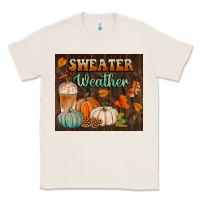 Natural sweater weather tumbler Classic Tee - BundleAndBundleShop