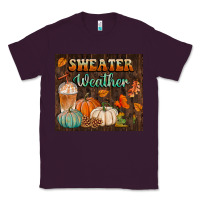 Plum sweater weather tumbler Classic Tee - BundleAndBundleShop