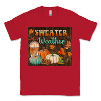 Red sweater weather tumbler Classic Tee - BundleAndBundleShop