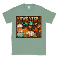 Sage sweater weather tumbler Classic Tee - BundleAndBundleShop