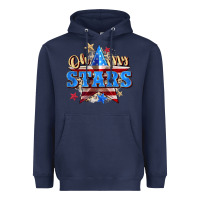 Navy oh my stars Heavyweight Hoodie - Zillion Design Studio