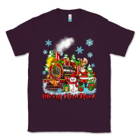 Plum merry christmas polar express Classic Tee - Zillion Design Studio