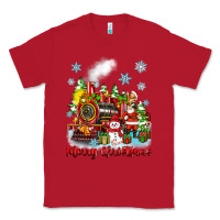 Red merry christmas polar express Classic Tee - Zillion Design Studio