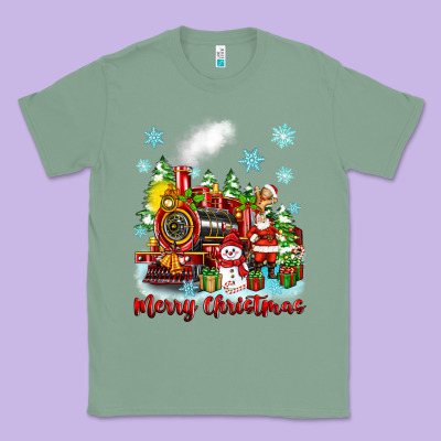 Merry Christmas Polar Express Classic Tee Designed By Zillion Design Studio