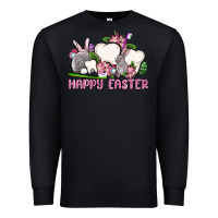 Black Happy Easter teeth Premium Sweatshirt - OliviaCreatesArt