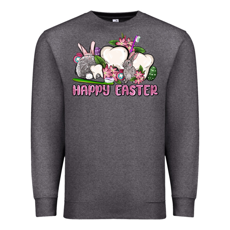 Happy Easter Teeth Premium Sweatshirt by OliviaCreatesArt | Teevron
