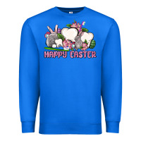 True Royal Happy Easter teeth Premium Sweatshirt - OliviaCreatesArt