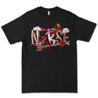 Black nurse valentines day Premium Tee - RacoonDesign