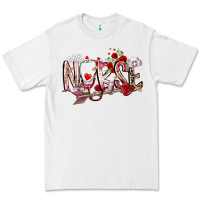White nurse valentines day Premium Tee - RacoonDesign