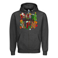 Charcoal Heather santa's favorite lpn Zipper Hoodie - Zillion Design Studio