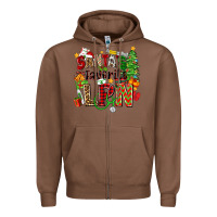 Chestnut santa's favorite lpn Zipper Hoodie - Zillion Design Studio