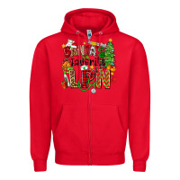 Red santa's favorite lpn Zipper Hoodie - Zillion Design Studio
