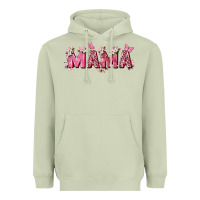Matcha pink flowers mama Heavyweight Hoodie - Zillion Design Studio