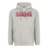 Moon Dust pink flowers mama Heavyweight Hoodie - Zillion Design Studio