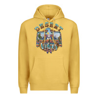 Antique Gold desert vibes thunderbird Premium Hoodie - BarkalooDesign