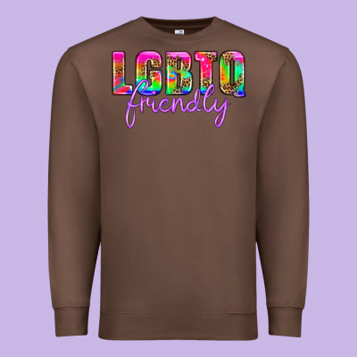 Lgbtq Friendly Premium Sweatshirt Designed By Hra Design Shop