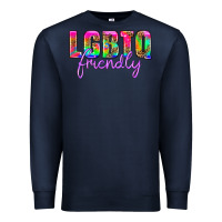 Navy lgbtq friendly Premium Sweatshirt - HRA Design Shop