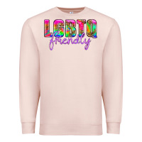 Pale Pink lgbtq friendly Premium Sweatshirt - HRA Design Shop