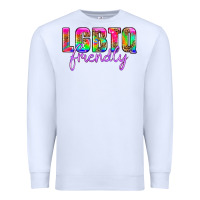 White lgbtq friendly Premium Sweatshirt - HRA Design Shop